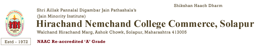 Hirachand Nemchand College Commerce, Solapur